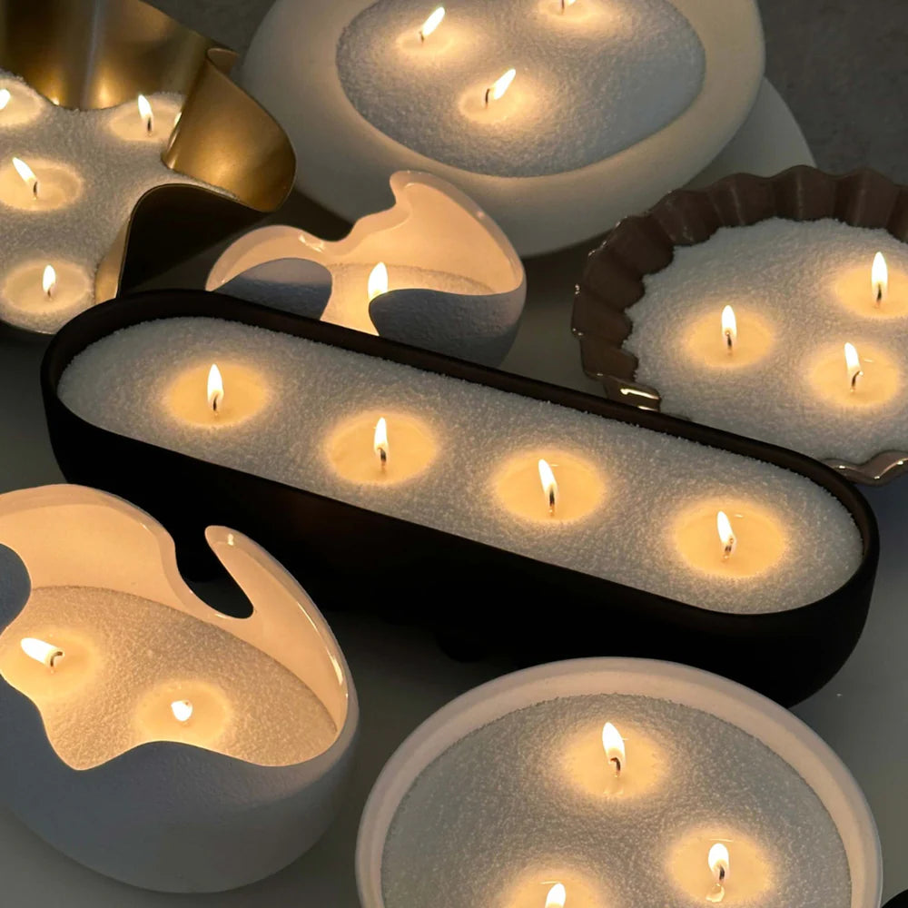 Premium Perlenwachs Kerze