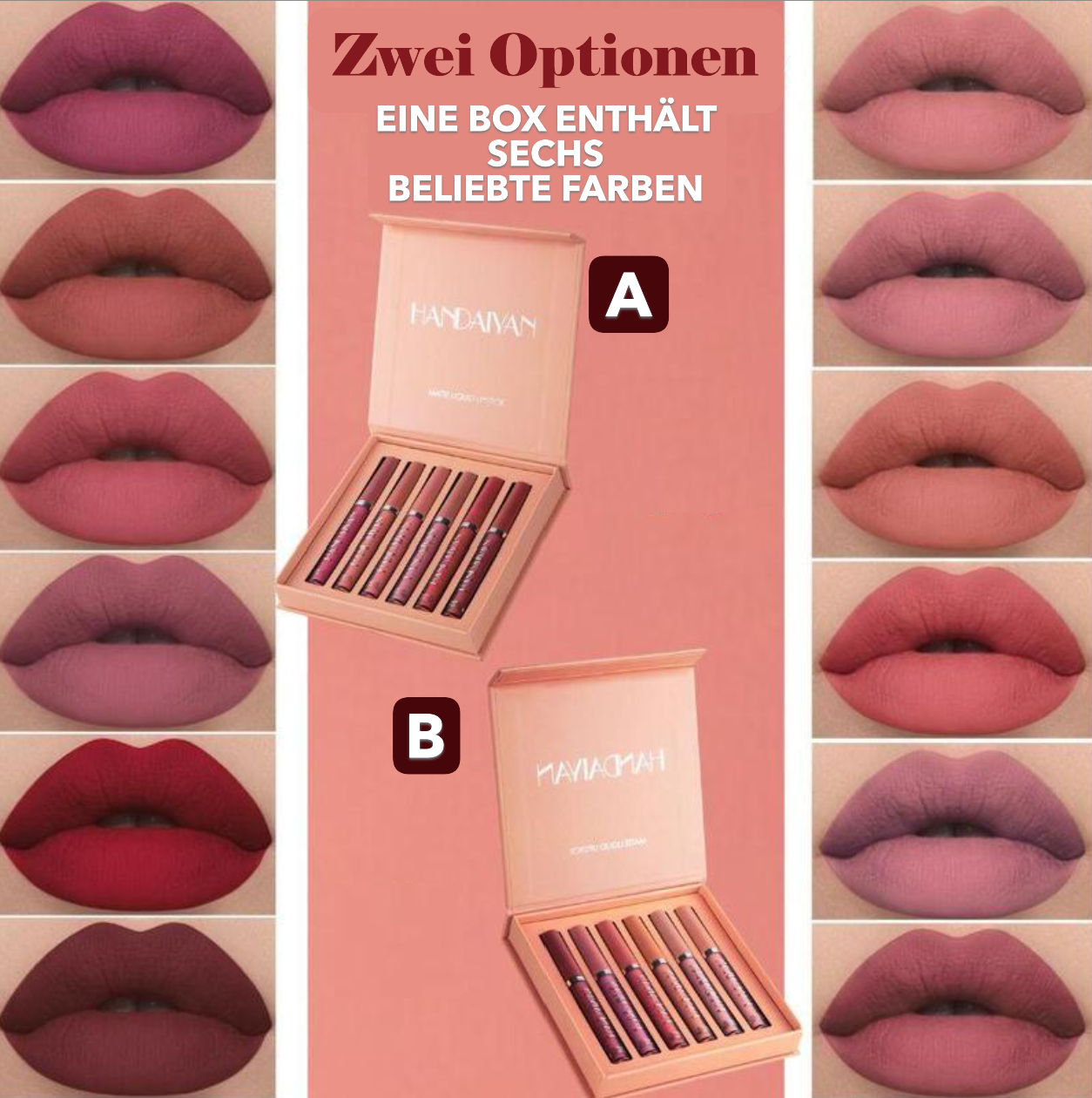 Liquid Lippenstifte 6-Set